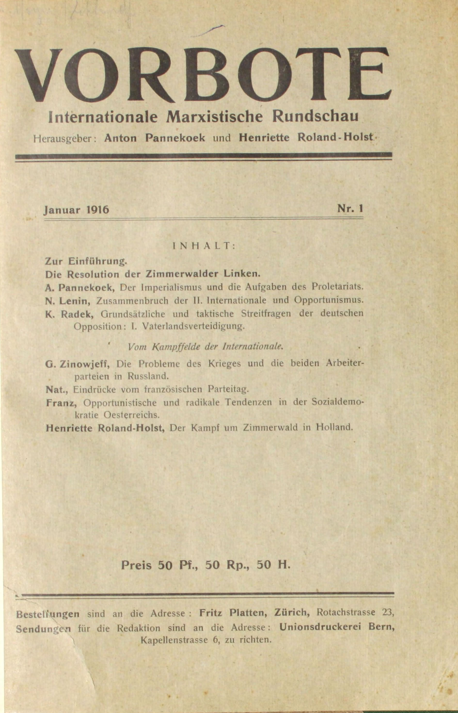 Retrato Vorbote (Precursor) - https://aaap.be/Pages/Vorbote-1916.html